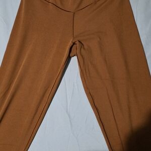 aerie rust orange high-waist leggings